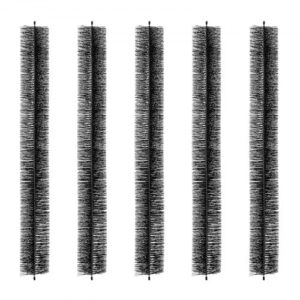 VEVOR Cepillo para Canalones 5 Piezas Longitud Total de 4,6 m Diámetro de 110 mm Protector de Hojas Cepillo de Limpieza para Canalones de 12,7 cm Elimina Fácilmente Hojas y Escombros del Techo