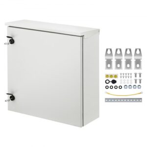 VEVOR Caja eléctrica de acero para exteriores NEMA 4, 60x60x20 cm UL