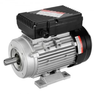 VEVOR Motor eléctrico 0.75KW 1400 rpm, AC 220~240V 5.45A, 80, marco B34, motor de compresor de aire monofásico, eje con llave de 19 mm, rotación CW/CCW para maquinaria agrícola y equipo general
