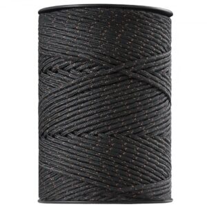 Alambre para cerca eléctrica VEVOR, alambre de polietileno portátil de 1000 pies y 305 m, 2 hilos de cobre de 1/4" de diámetro para una conductividad confiable y resistencia al óxido, línea de cuerda para cercas para caballos, ganado y ganado