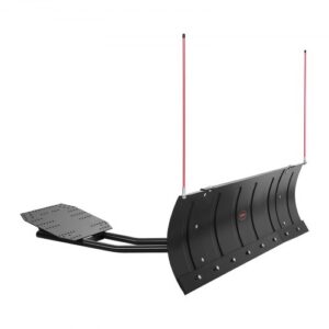 VEVOR Quitanieves, Kit de Pala de Nieves Ajustable de 109/152 cm, Fácil Desmontable, Quitanieves de Montaje Universal con Faldones de Goma Cuchilla de Acero Compatible con la Mayoría de UTV y ATV