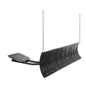 VEVOR Quitanieves, Kit de Pala de Nieves Ajustable de 109/182 cm, Fácil Desmontable, Quitanieves de Montaje Universal con Faldones de Goma Cuchilla de Acero Compatible con la Mayoría de UTV y ATV