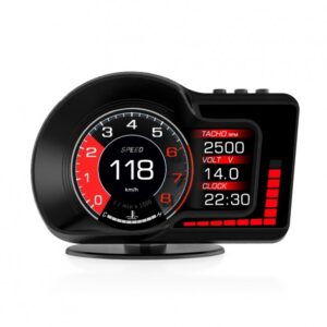 Pantalla Universal OBD2 Premium para Coche – Velocidad, RPM, Temperatura, Voltaje y Diagnóstico