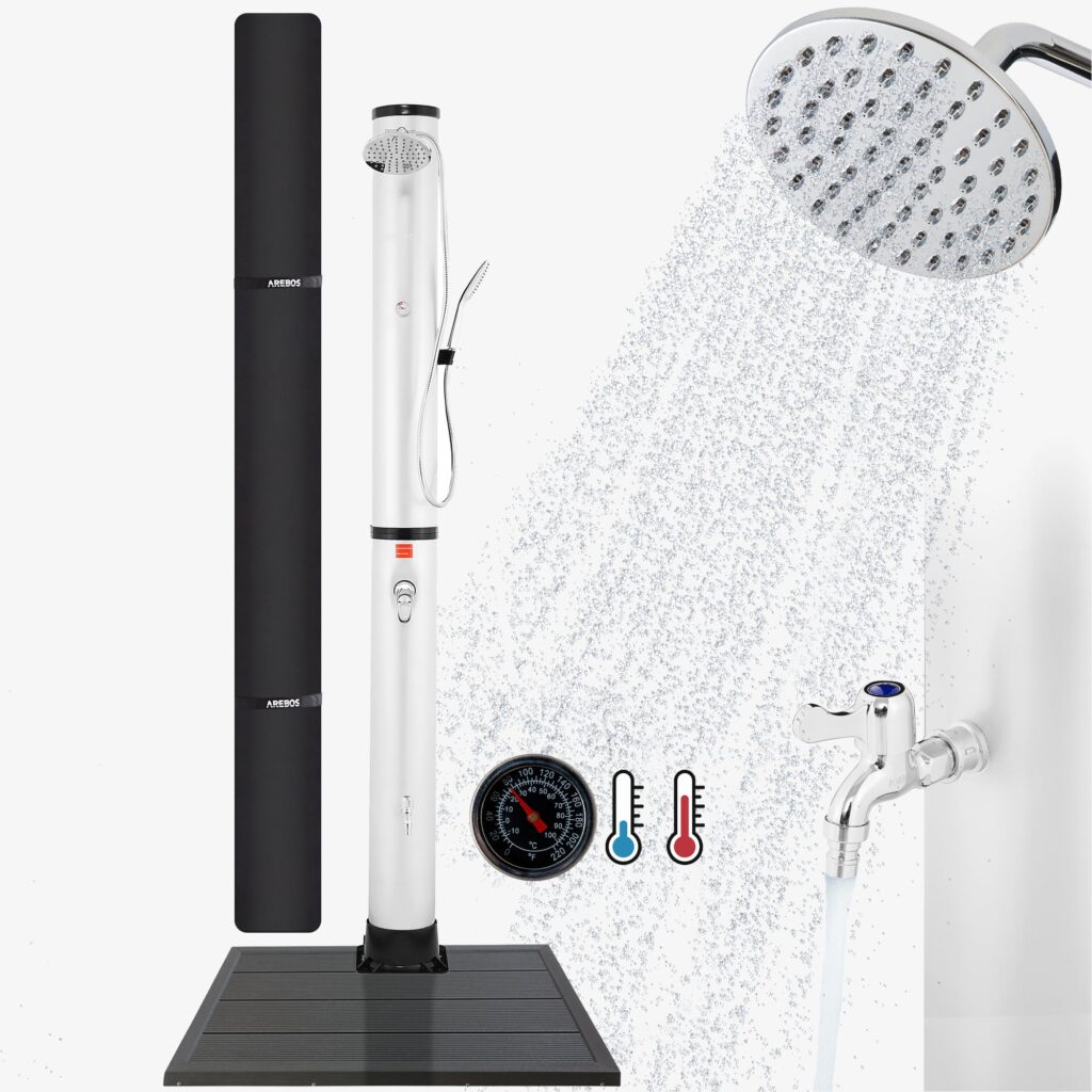 Duchas de exterior para piscina y jardín